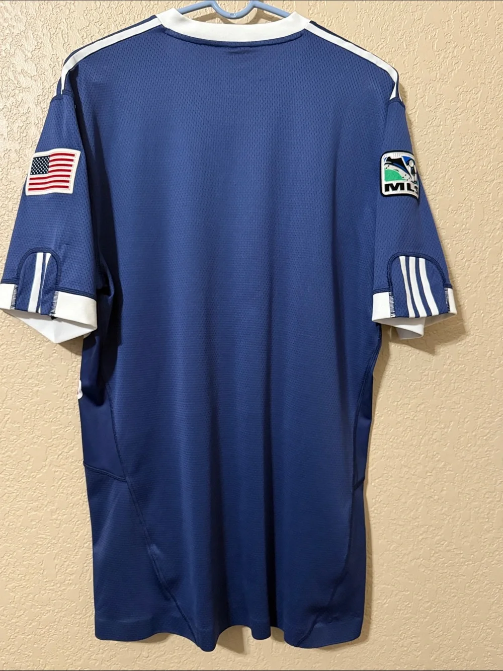 adidas Navy Red Yellow New York Red Bulls Soccer Jersey